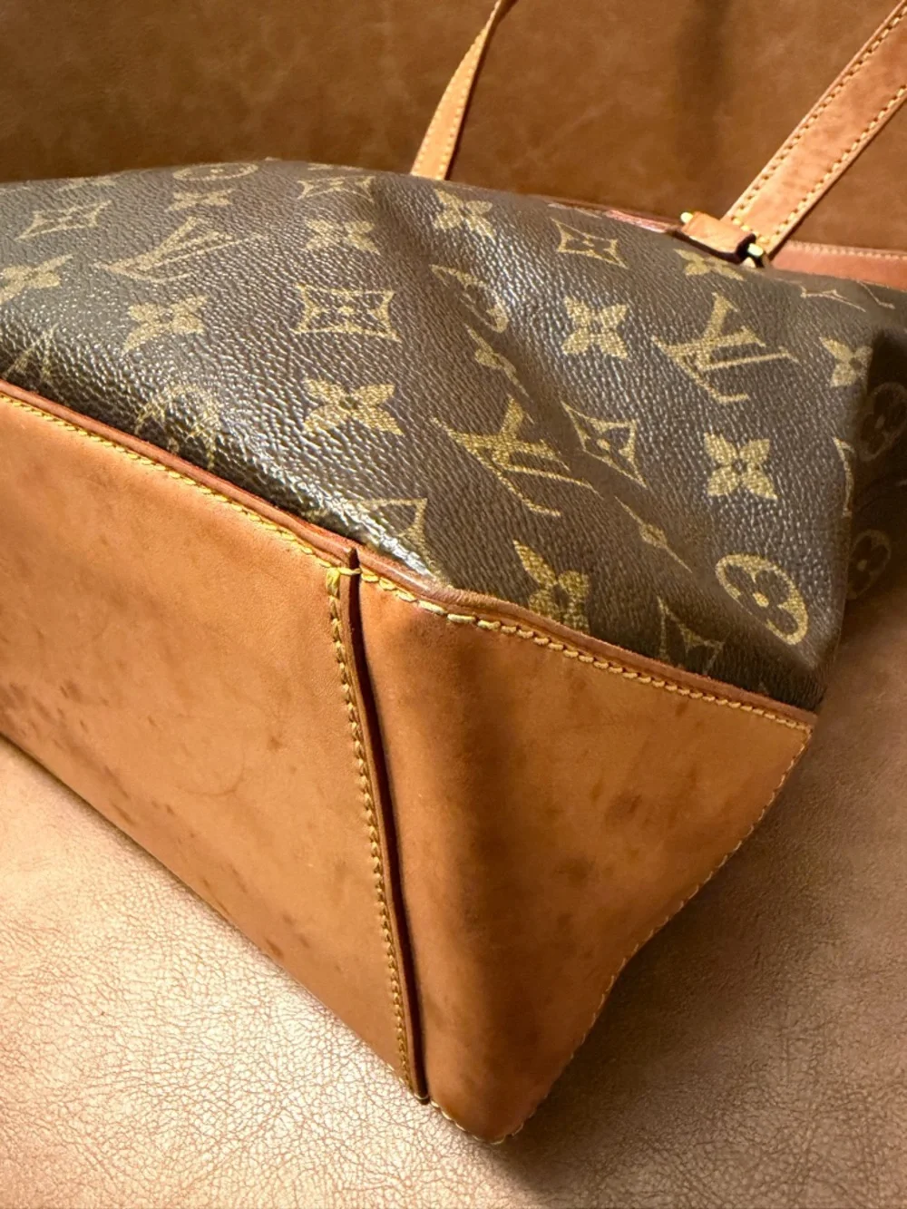 Louis Vuitton Piano Tote Monogram Shoulder Bag Authenticated Clean Interior - Picture 7 of 16